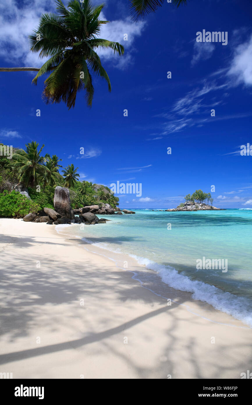 Pittoresque de l'île de Mahé, Seychelles, océan Indien Banque D'Images