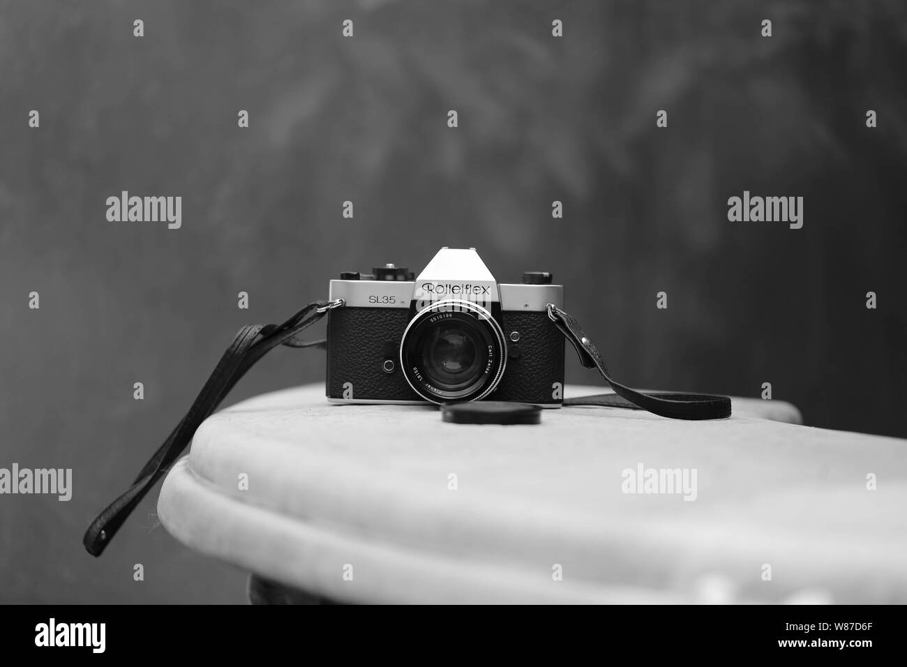 Analoguee Kamera Rolleiflex SL35 Carl Zeiss Banque D'Images