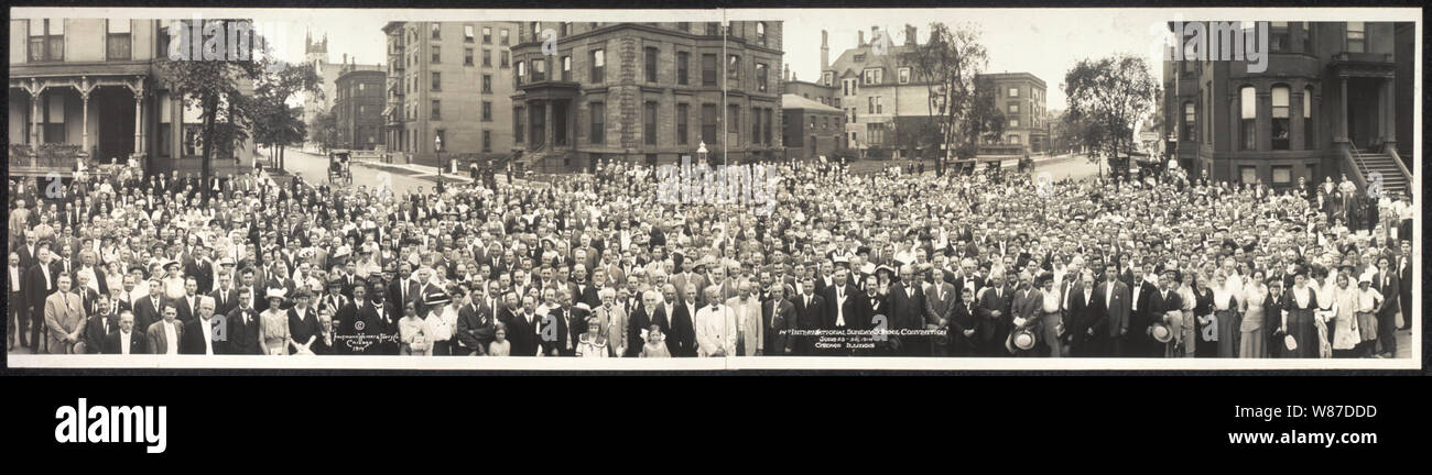 14ème Convention Internationale de l'école du dimanche, du 23 au 30 juin 1914, Chicago, Illinois Banque D'Images