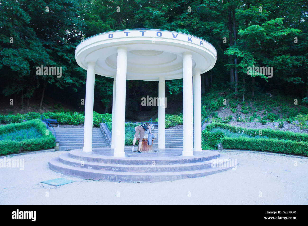 Spring Ottovka à Luhacovice Spa, Région de Zlin, en République tchèque, le 5 juin 2019. (CTK Photo/Libor Sojka) Banque D'Images
