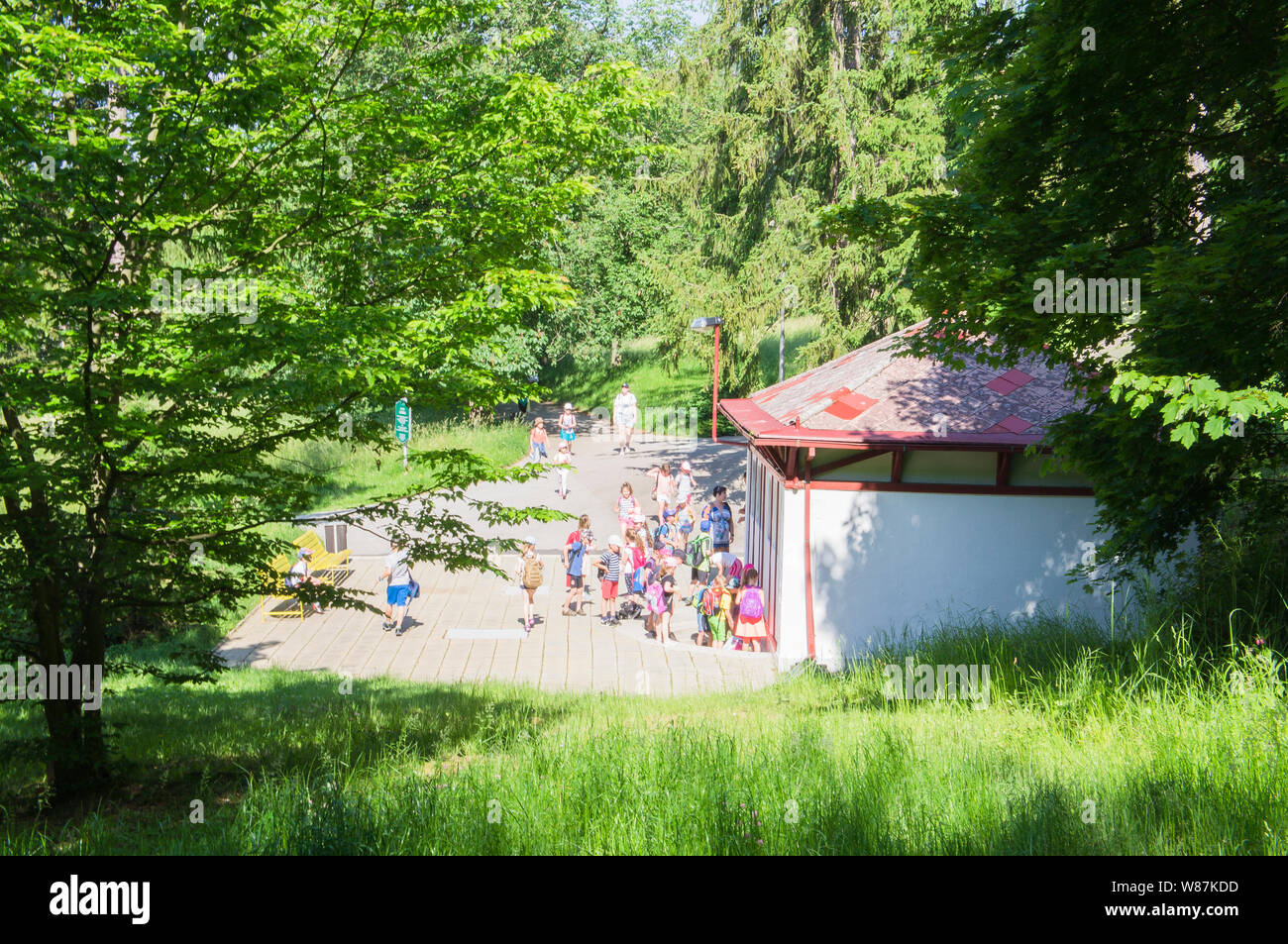 Spring Aloiska à Luhacovice Spa, Région de Zlin, en République tchèque, le 6 juin 2019. (CTK Photo/Libor Sojka) Banque D'Images