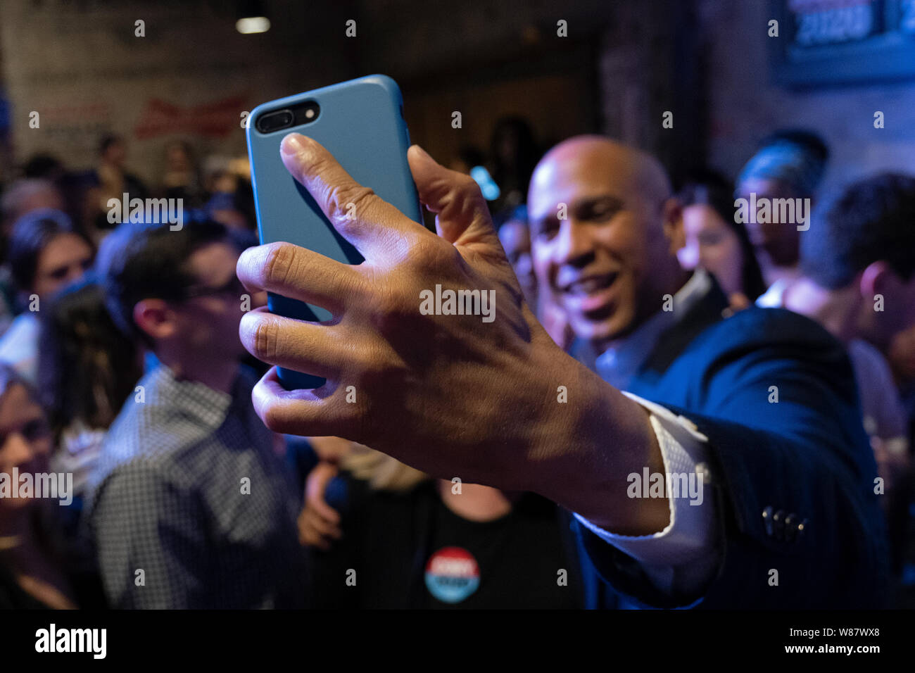 Le candidat démocrate à Cory Booker (D-NJ) apparaît pendant un événement Lieu Philadelphie Philadelphie au Fillmore. Banque D'Images