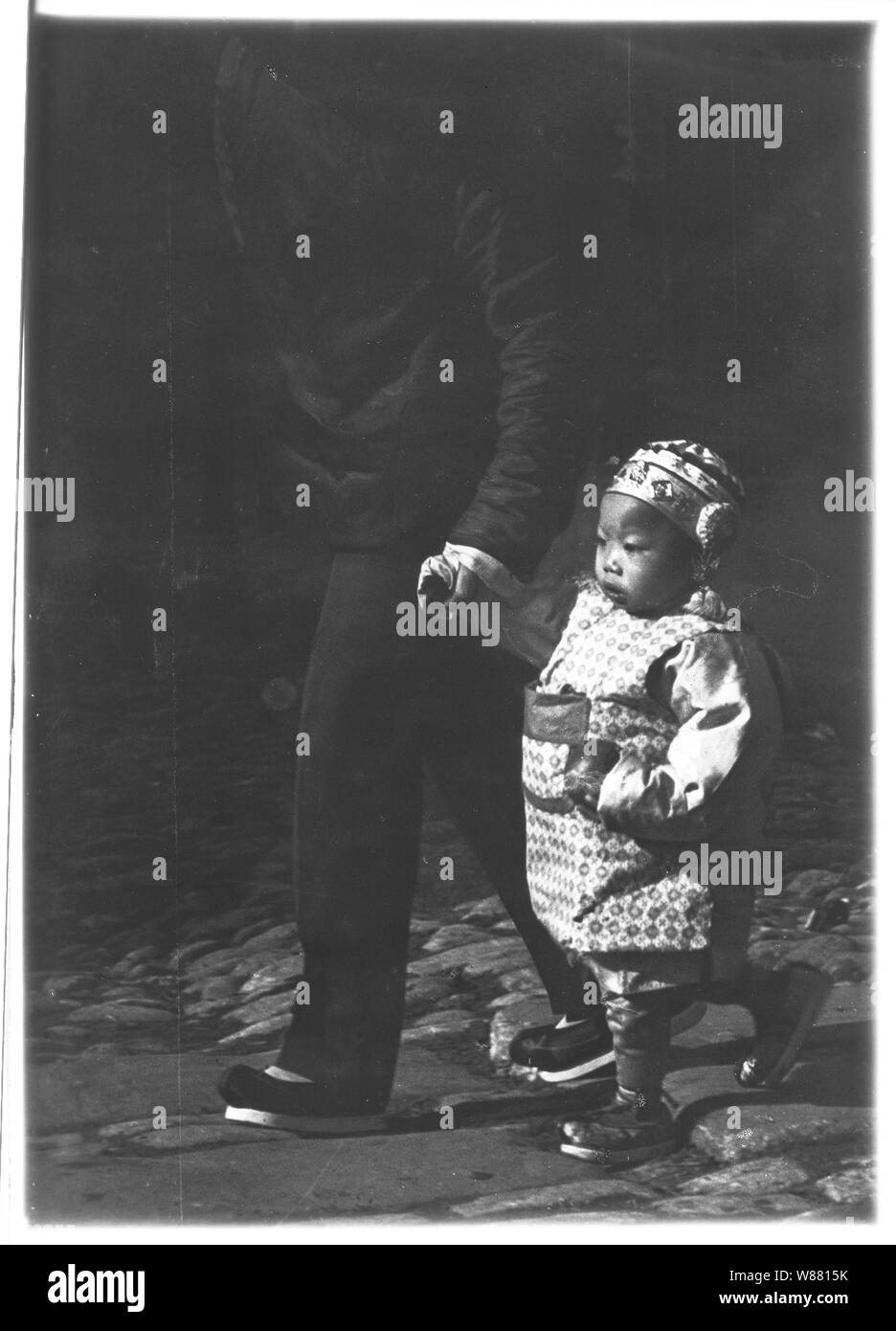 Un garçon chinois, Chinatown, San Francisco Banque D'Images