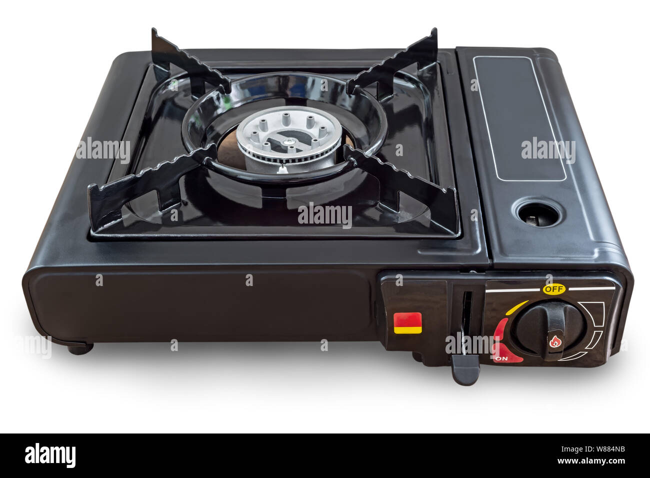 Un petit réchaud à gaz portable pour la cuisson Photo Stock - Alamy