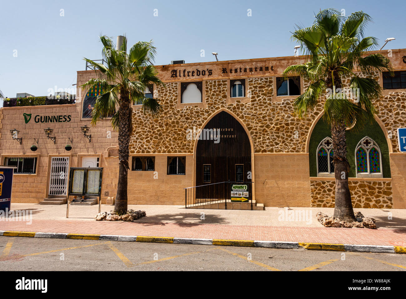 Bar restaurant l'Espagne Banque D'Images
