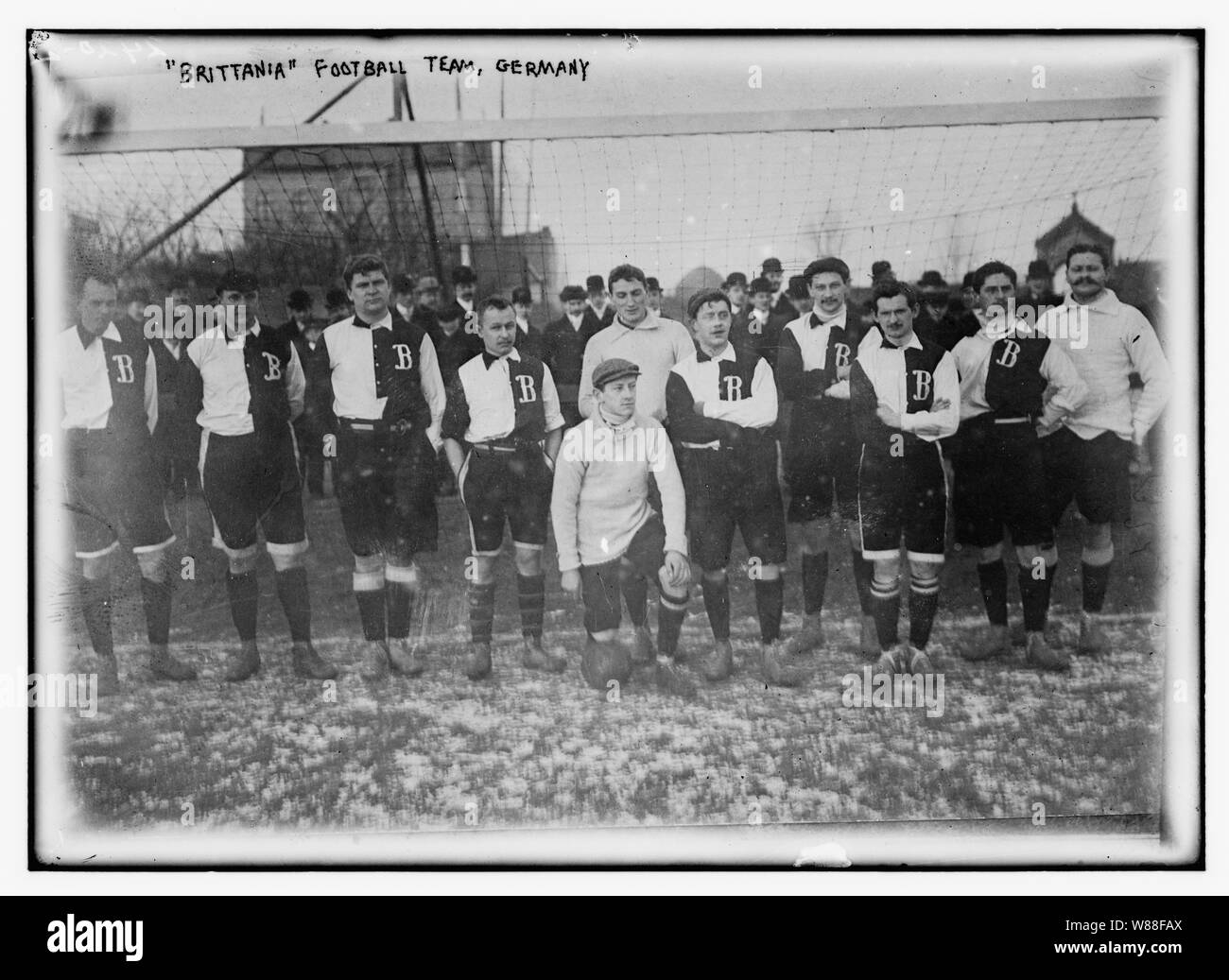 L'équipe de football Brittania, Allemagne Banque D'Images