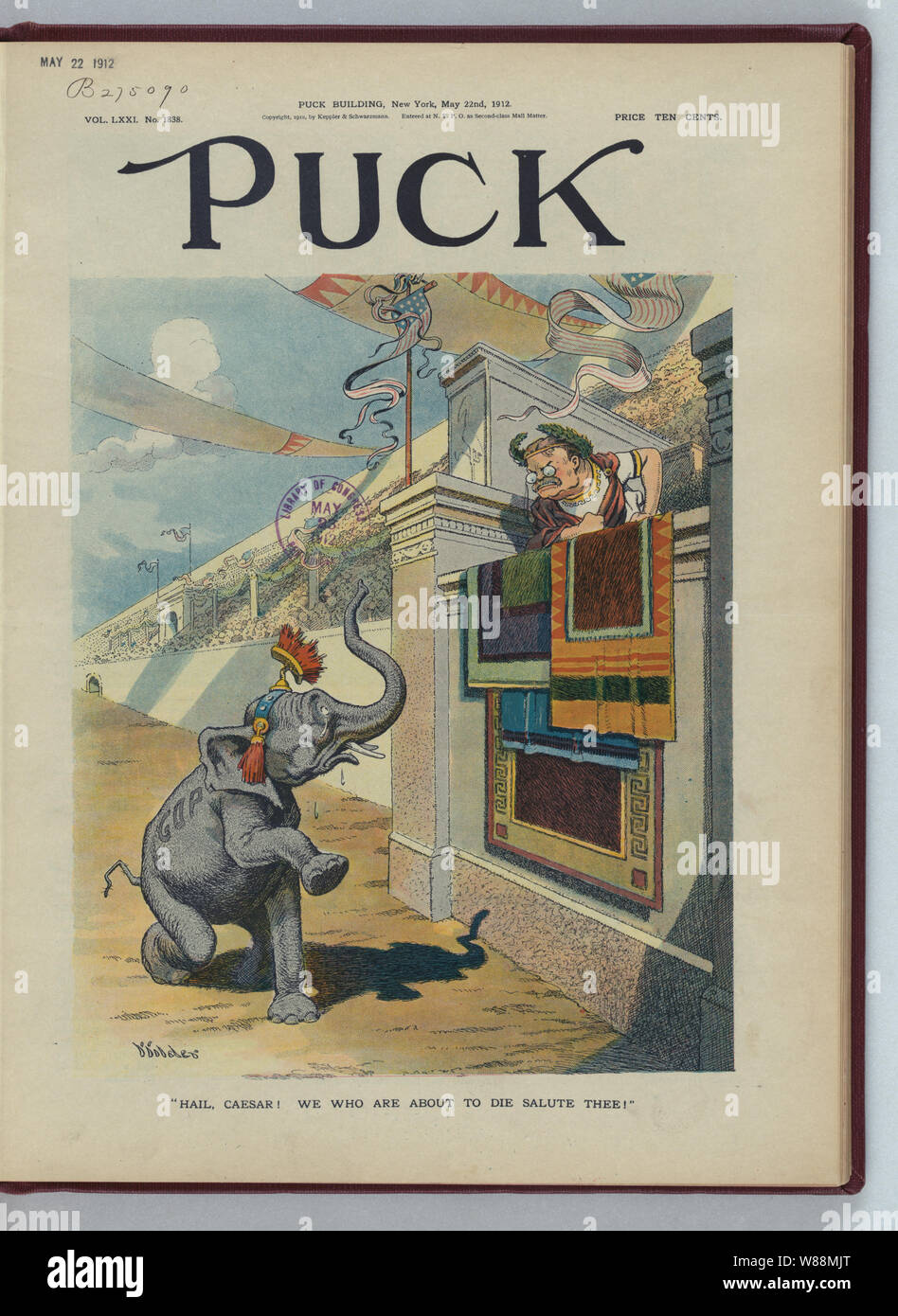 La grêle, César ! Nous qui sont sur le point de mourir te saluent ! / Wilder. Banque D'Images