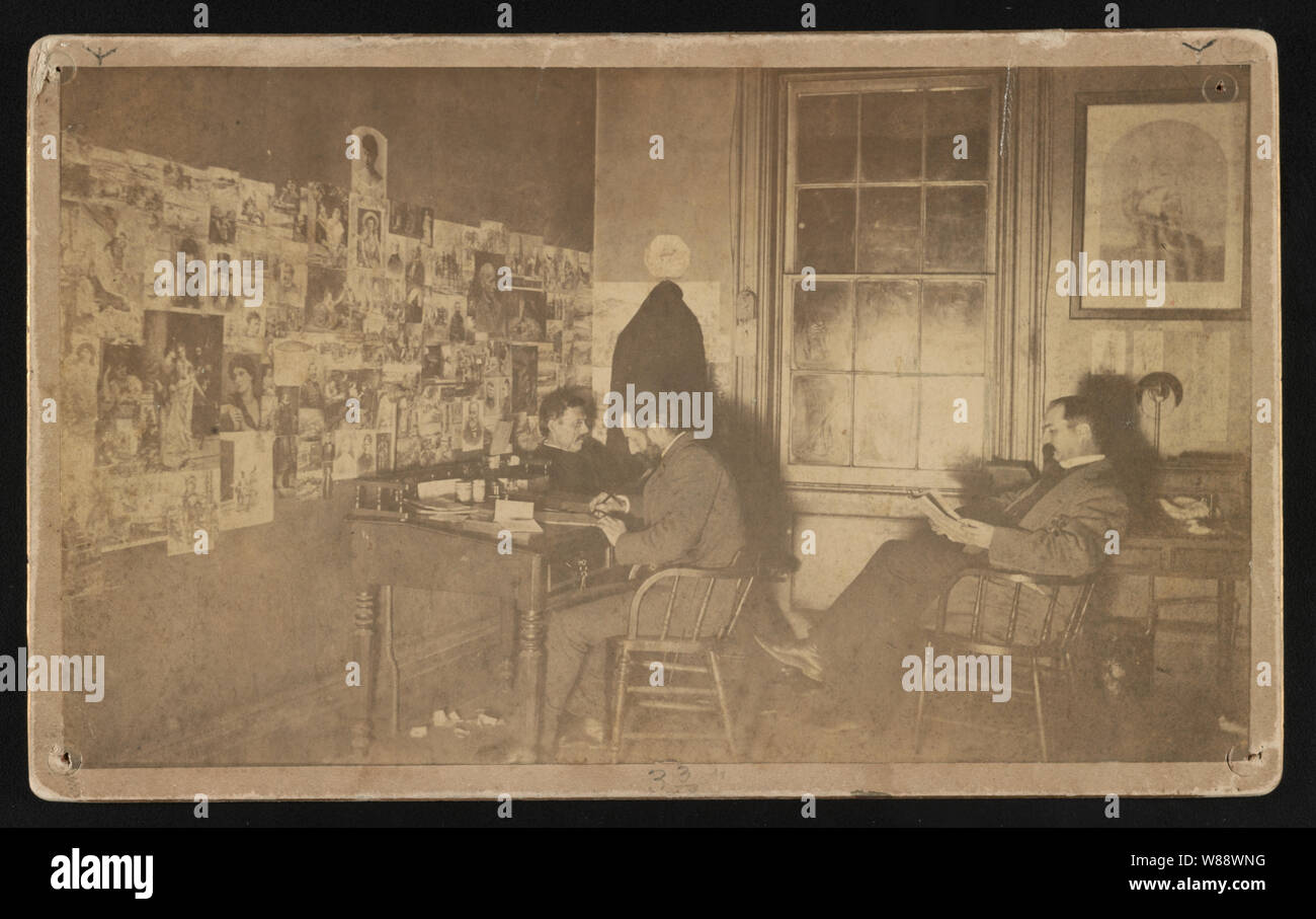 Notre bureau - mon partenaire, M. Ensign au bureau, j'ai dans le coin Banque D'Images