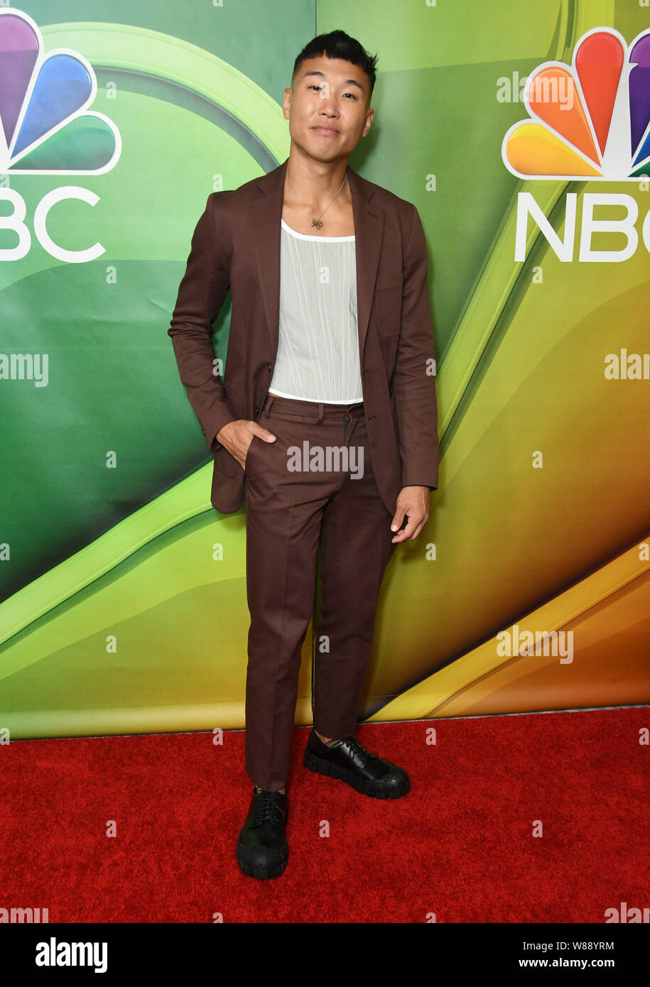 8 août 2019, Los Angeles, Californie, USA : 08 août 2019 - Los Angeles, Californie - Joel Kim Booster . NBC Press Tour d'été 2019 s'est tenue au Beverly Hilton Hotel. Crédit photo : Birdie Thompson/AdMedia (crédit Image : © Birdie Thompson/AdMedia via Zuma sur le fil) Banque D'Images