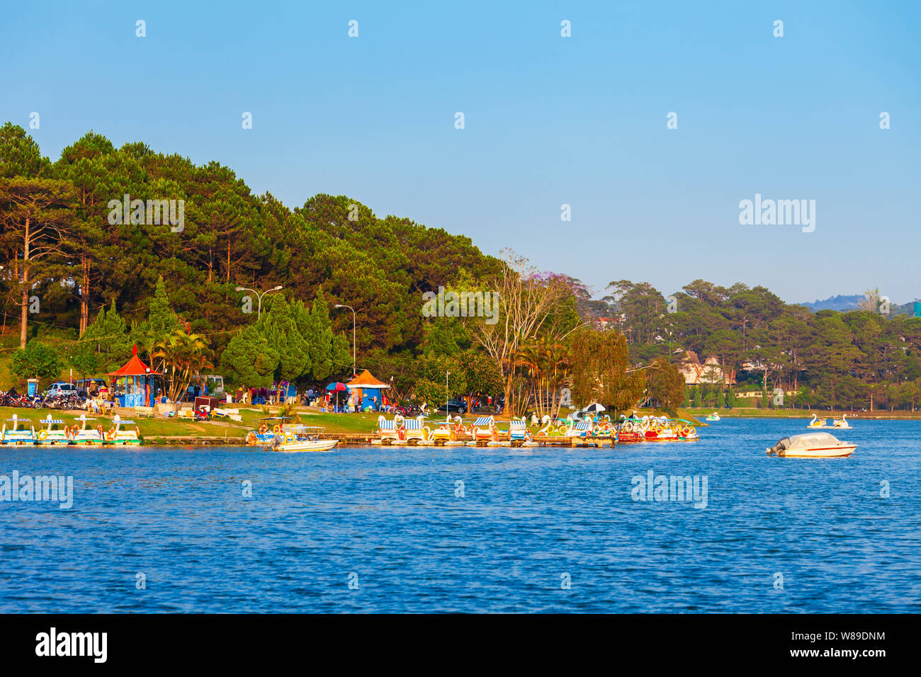 Lac Xuan Huong à Dalat city au Vietnam Banque D'Images