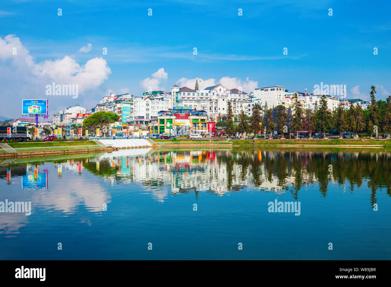 DALAT, VIETNAM - Mars 14, 2018 : Lac Xuan Huong à Dalat city au Vietnam Banque D'Images