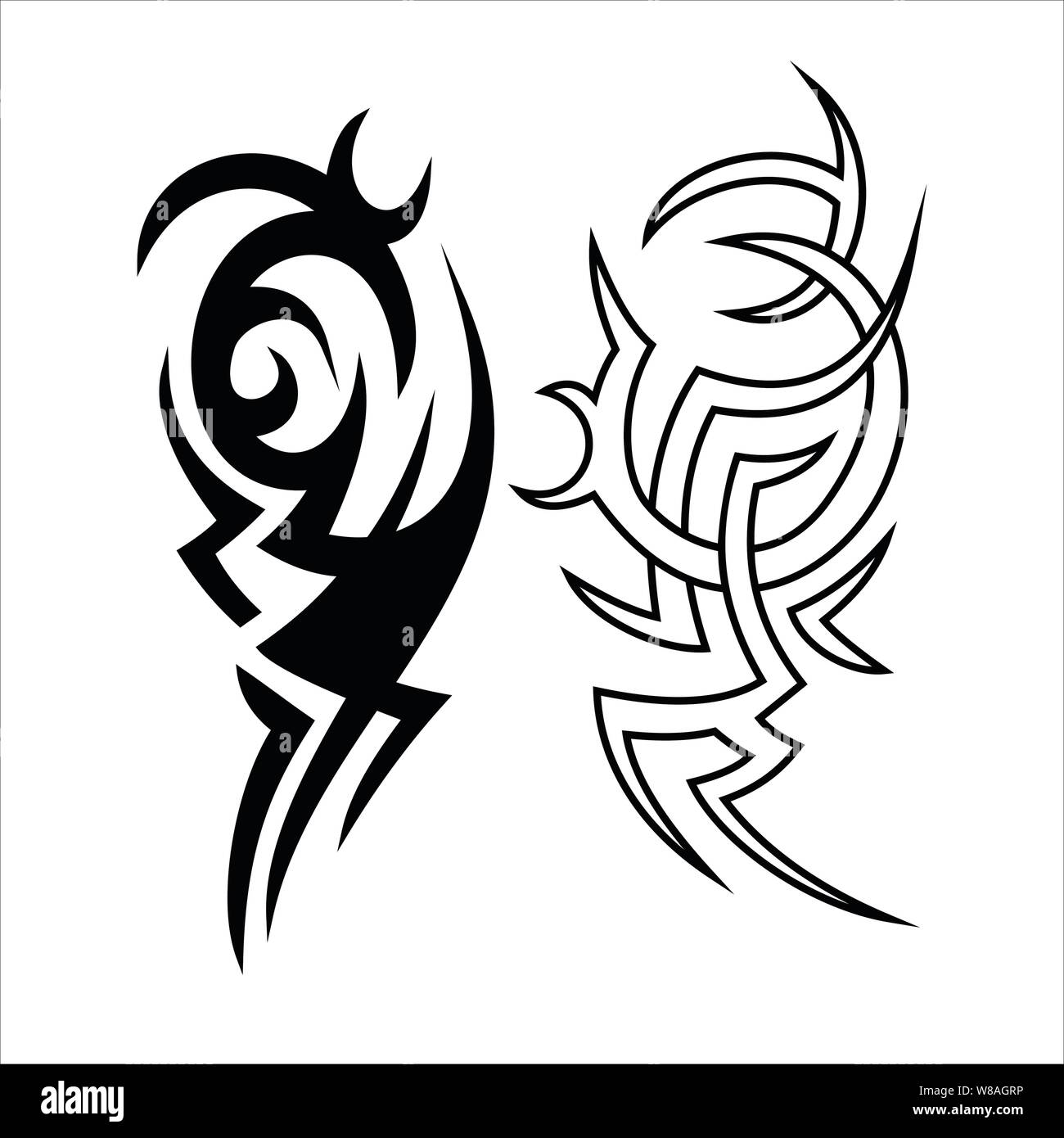 Vector design tatouage tribal, eps 10 Illustration de Vecteur