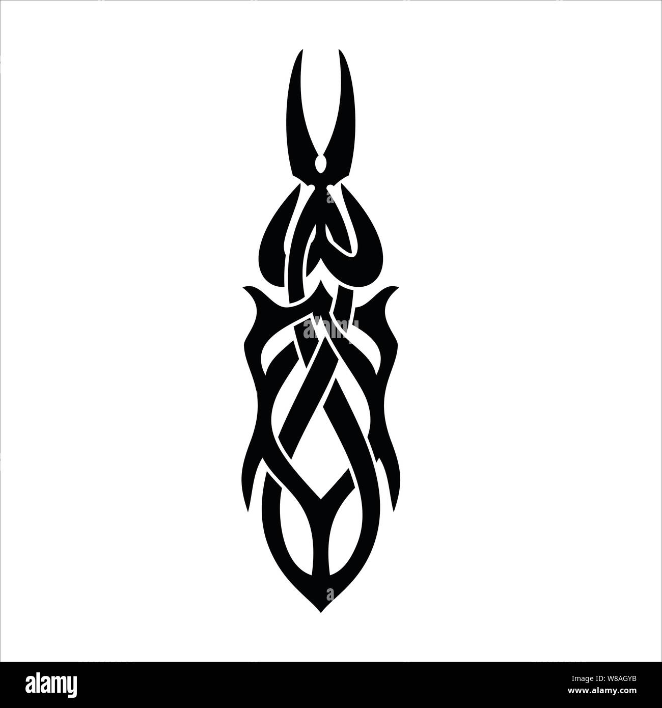 Vector design tatouage tribal, eps 10 Illustration de Vecteur