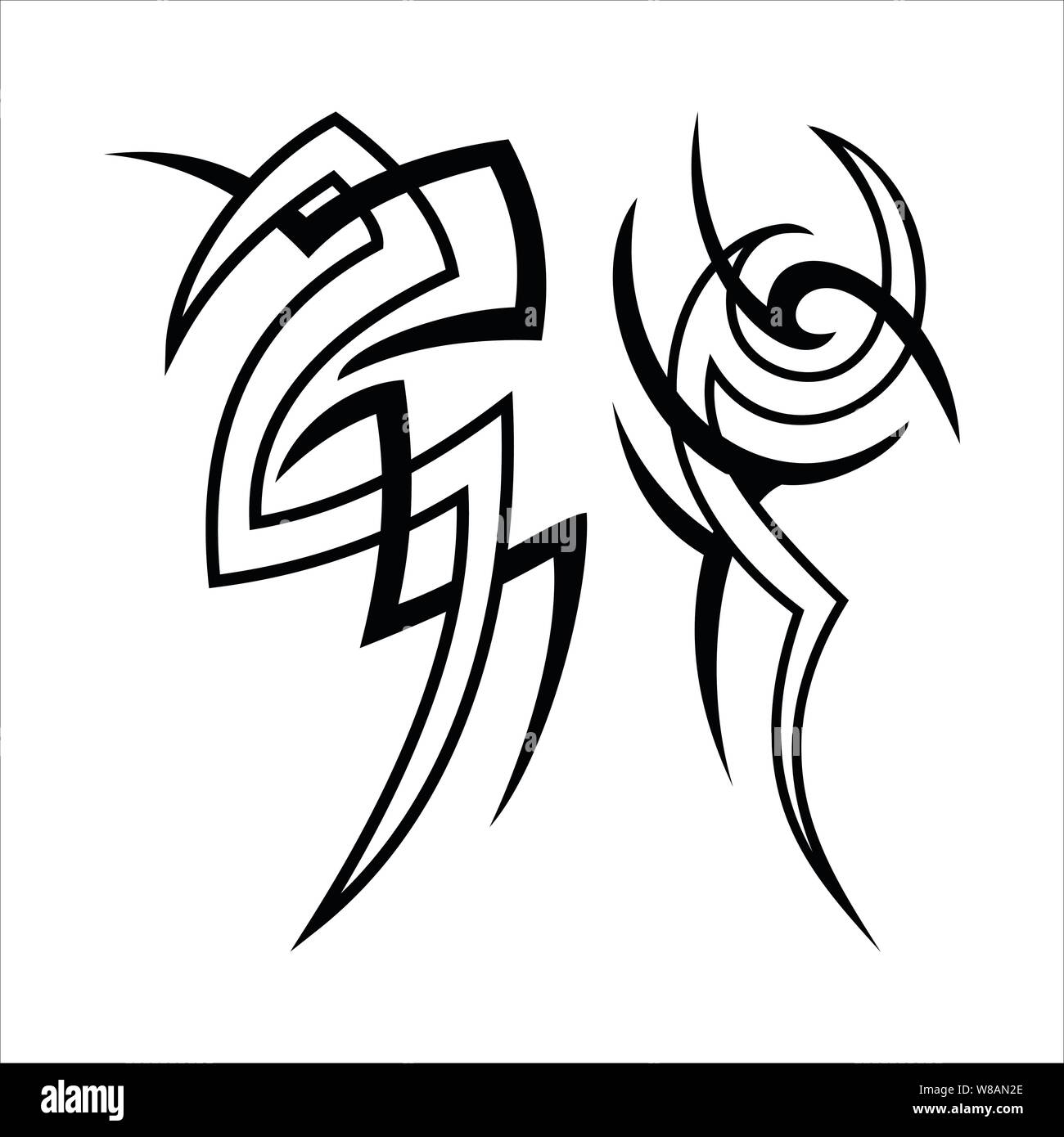 Vector design tatouage tribal, eps 10 Illustration de Vecteur