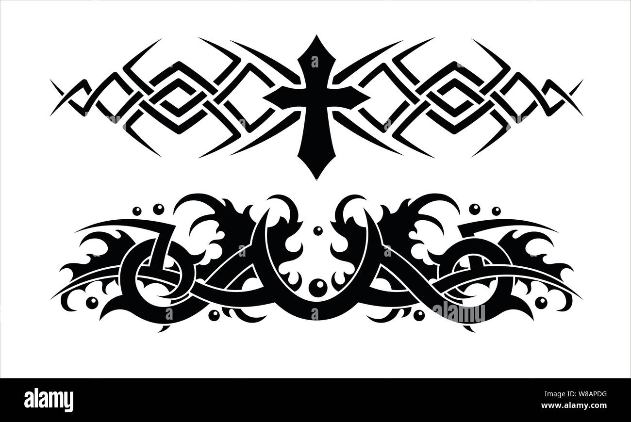 Vector design tatouage tribal, eps 10 Illustration de Vecteur