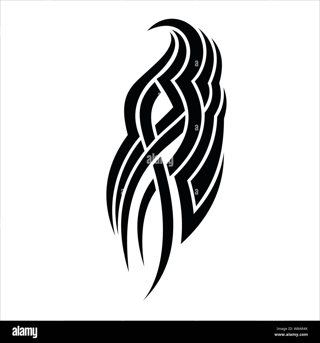Vector design tatouage tribal, eps 10 Illustration de Vecteur