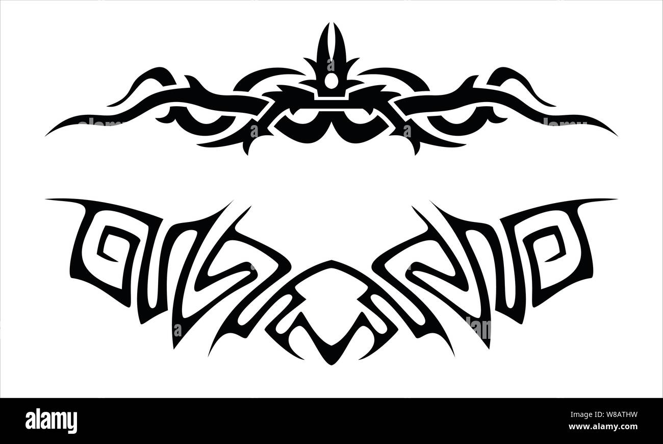 Vector design tatouage tribal, eps 10 Illustration de Vecteur