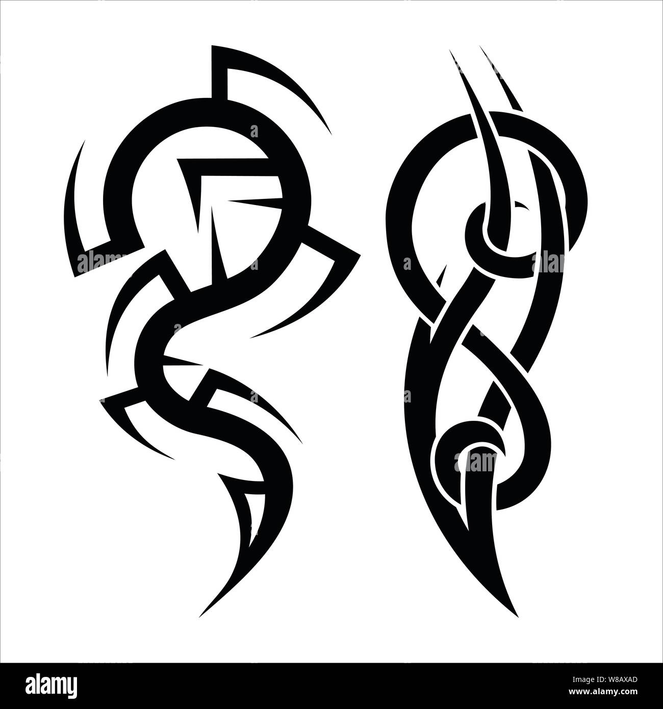 Vector design tatouage tribal, eps 10 Illustration de Vecteur