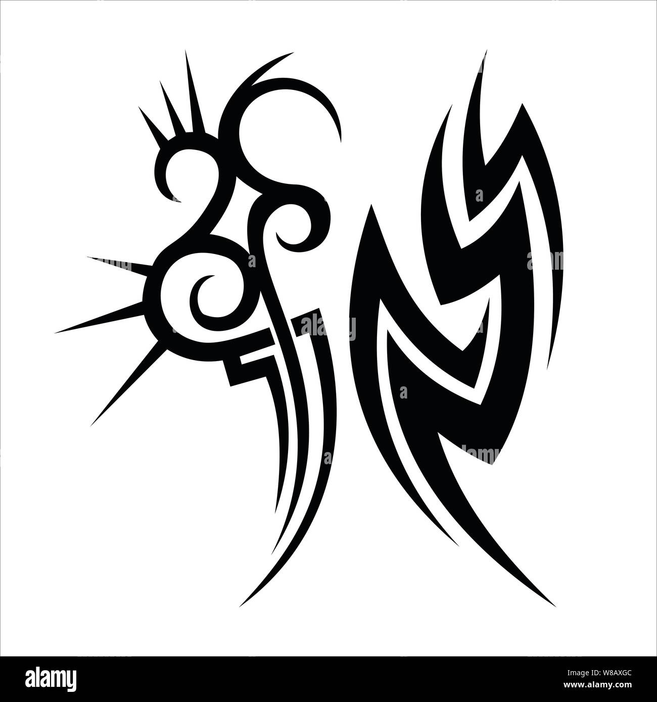 Vector design tatouage tribal, eps 10 Illustration de Vecteur