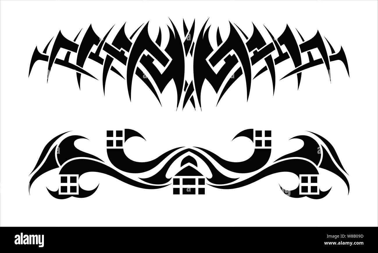 Vector design tatouage tribal, eps 10 Illustration de Vecteur