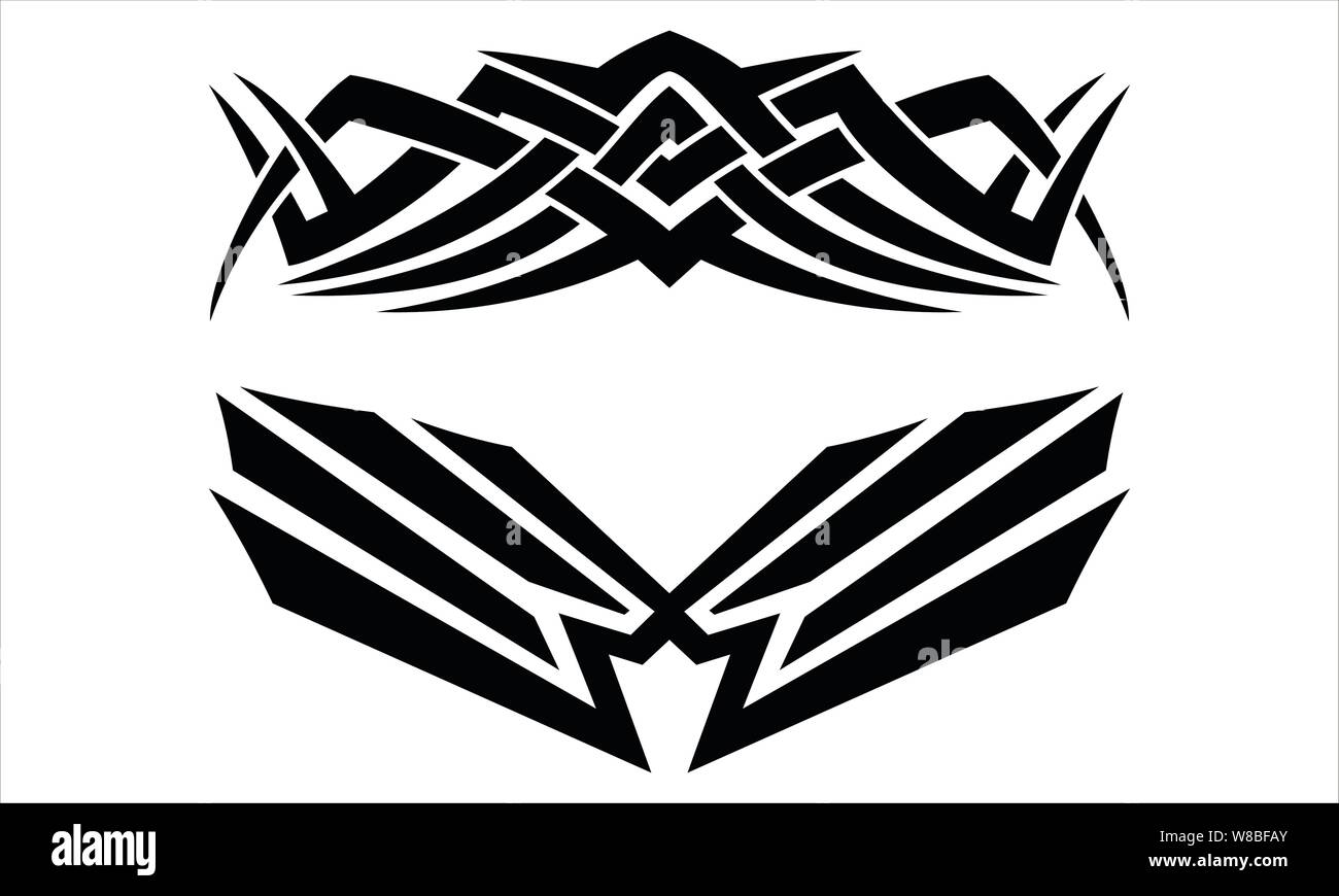 Vector design tatouage tribal, eps 10 Illustration de Vecteur