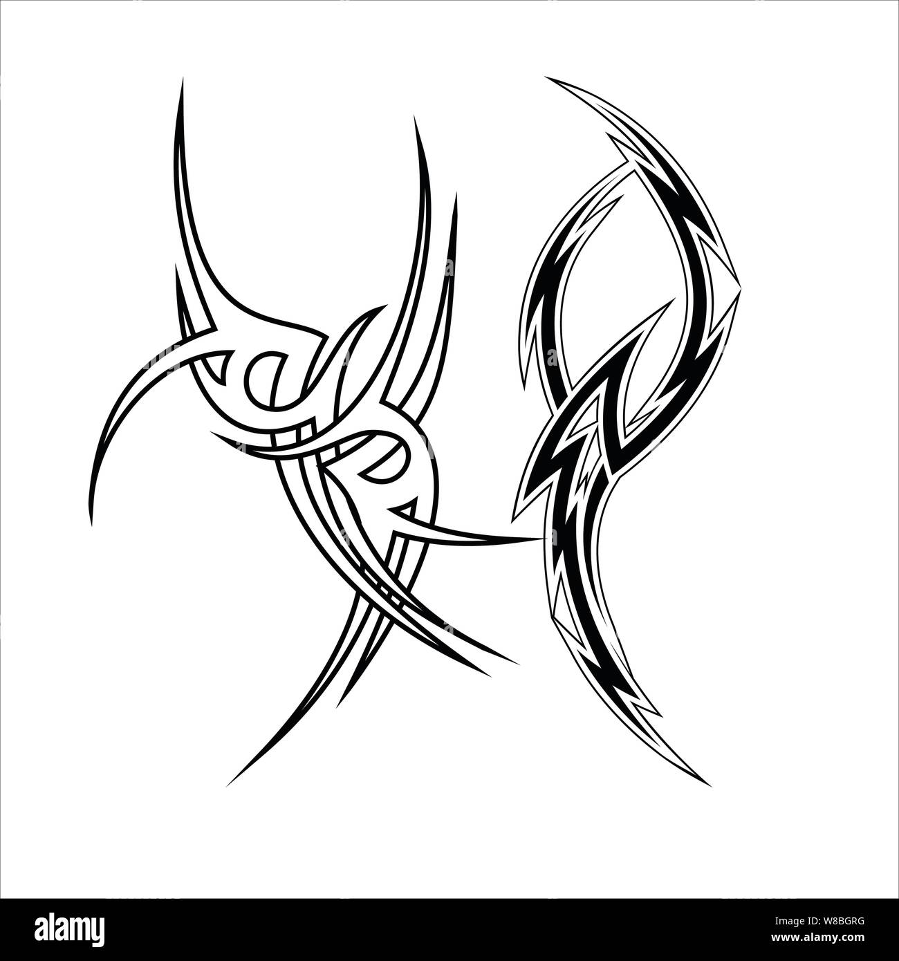 Vector design tatouage tribal, eps 10 Illustration de Vecteur