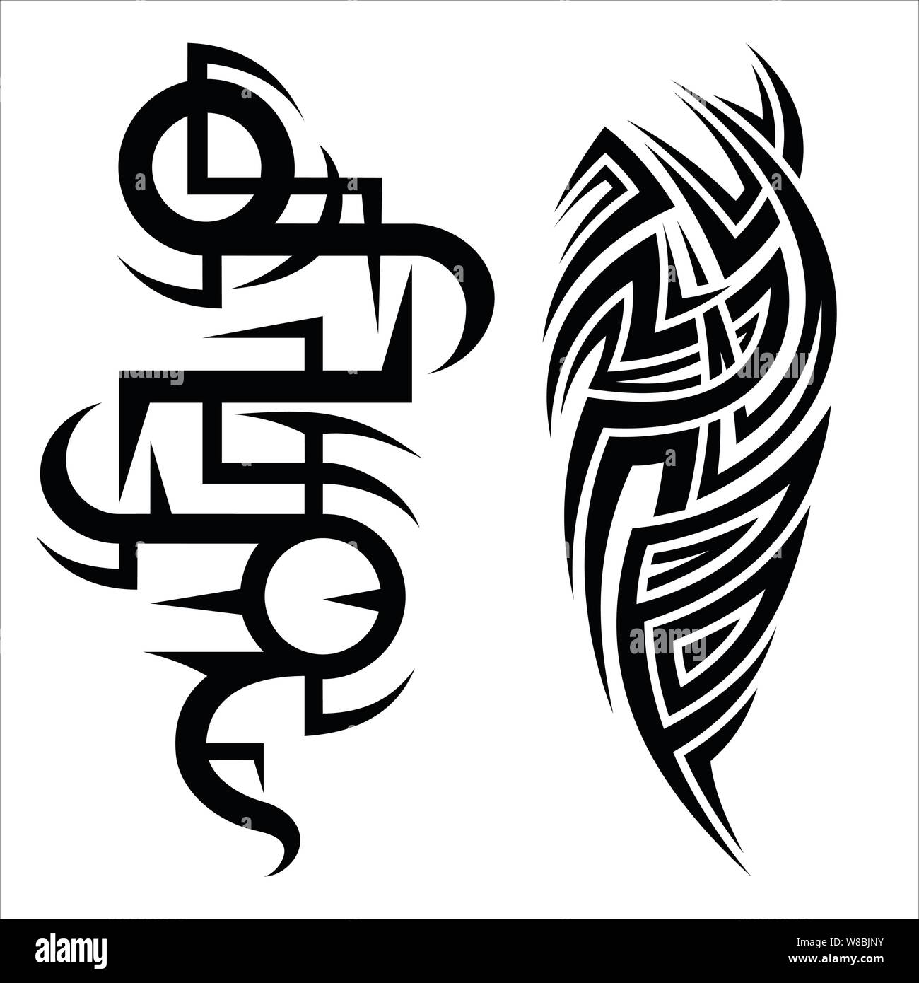 Vector design tatouage tribal, eps 10 Illustration de Vecteur