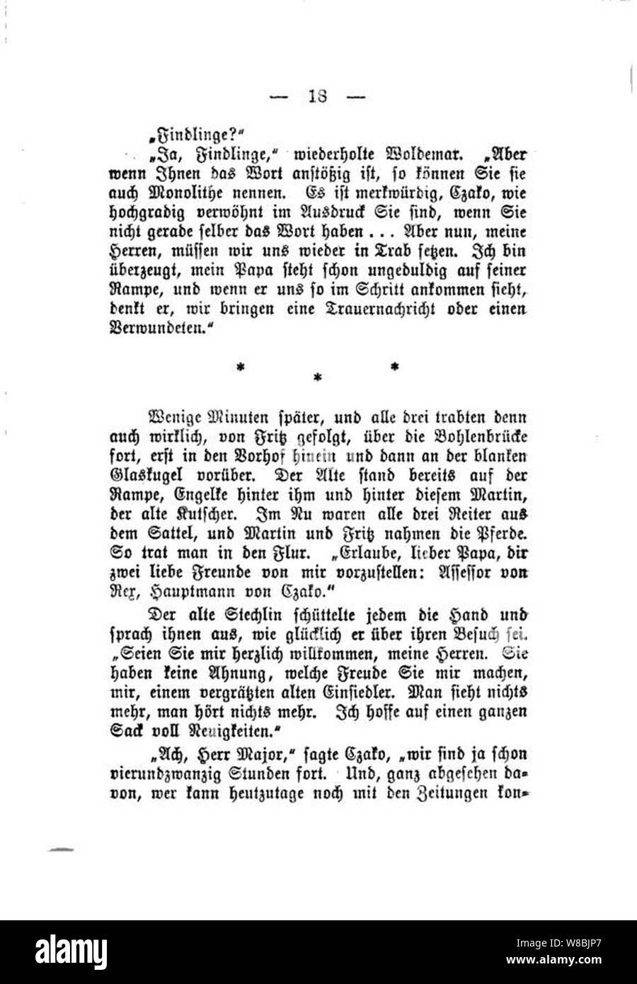 Der Stechlin (Fontane) 018. Banque D'Images