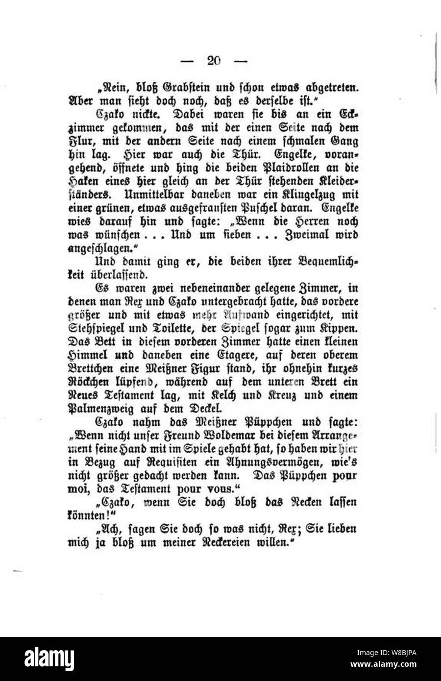 Der Stechlin (Fontane) 020. Banque D'Images