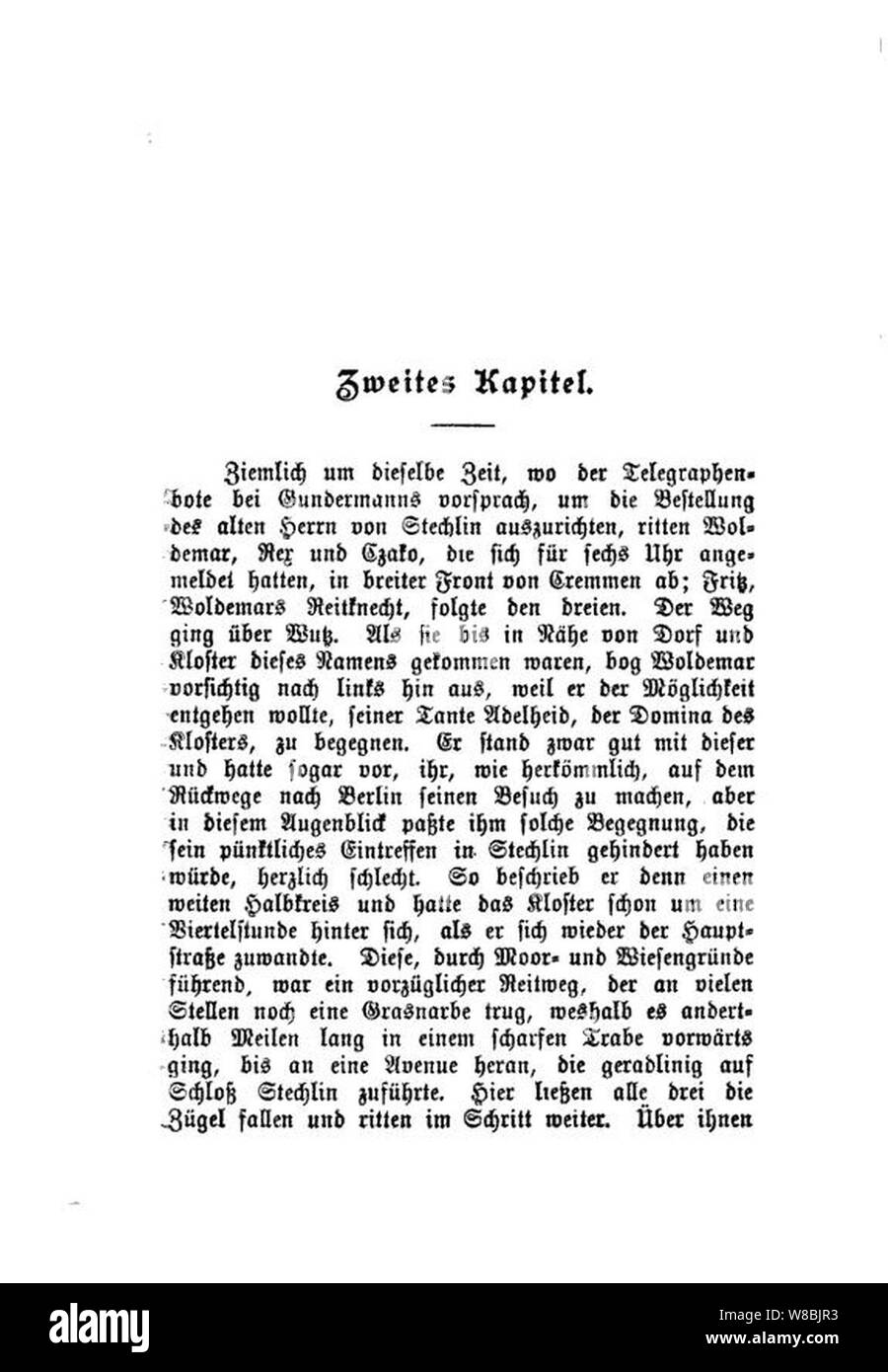 Der Stechlin (Fontane) 016. Banque D'Images