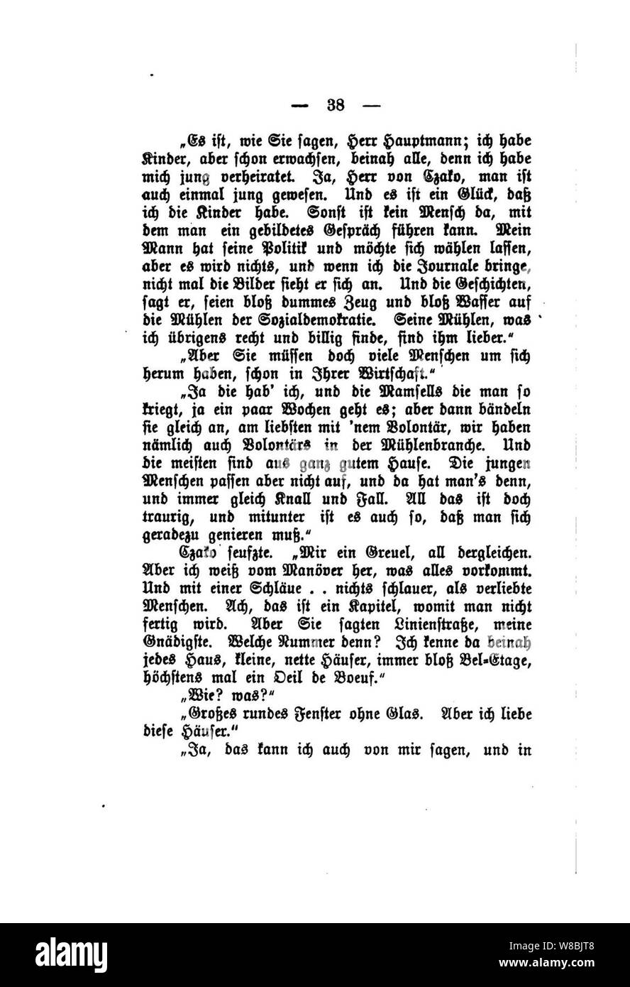 Der Stechlin (Fontane) 038. Banque D'Images