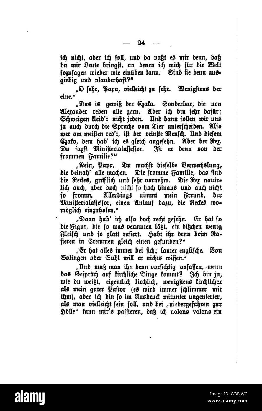 Der Stechlin (Fontane) 024. Banque D'Images