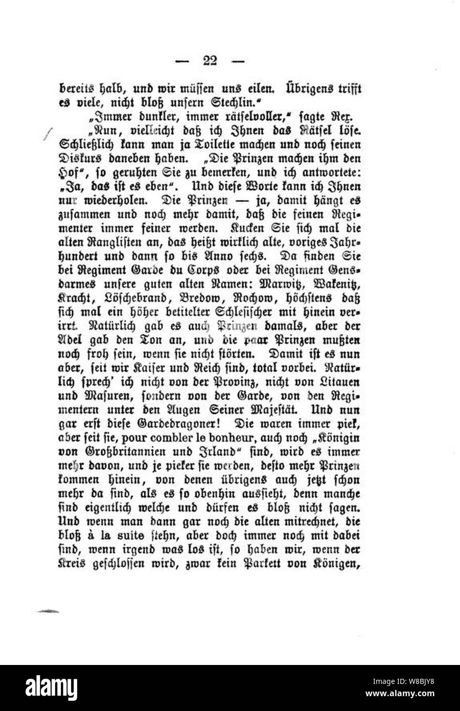 Der Stechlin (Fontane) 022. Banque D'Images