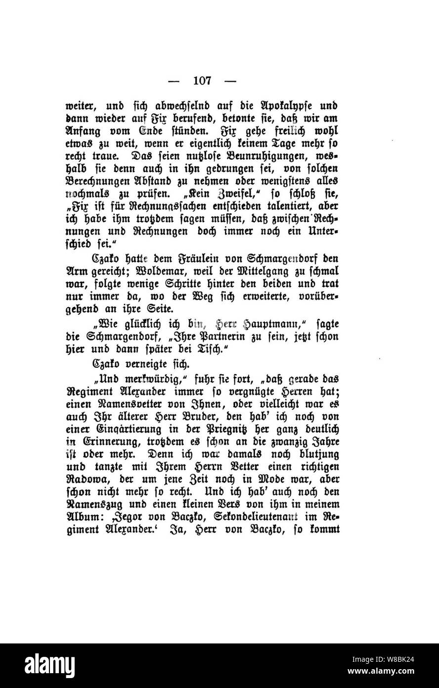 Der Stechlin (Fontane) 107. Banque D'Images