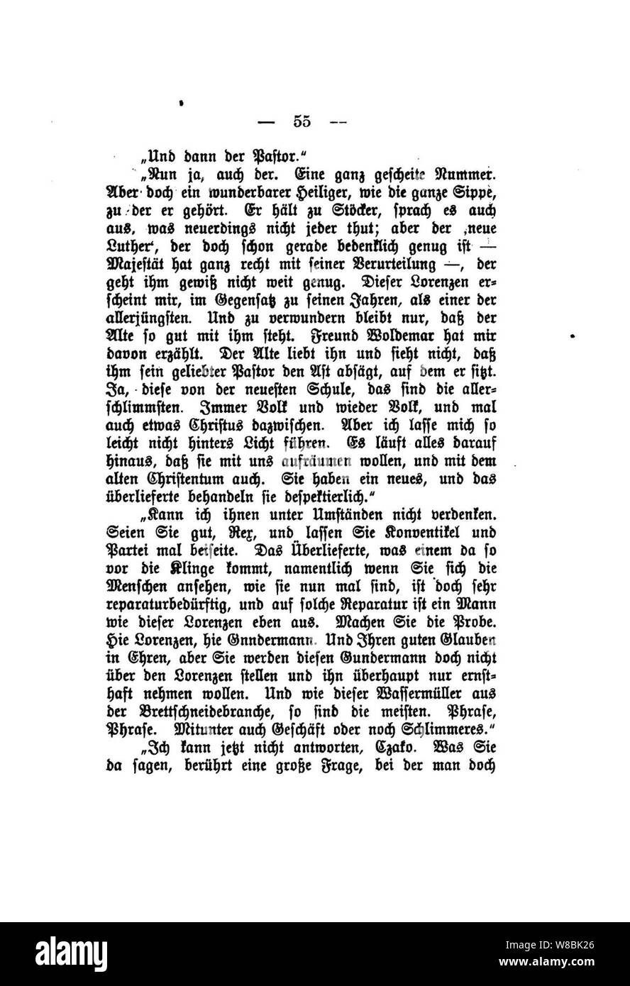 Der Stechlin (Fontane) 055. Banque D'Images