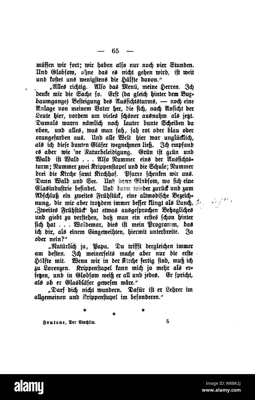 Der Stechlin (Fontane) 065. Banque D'Images