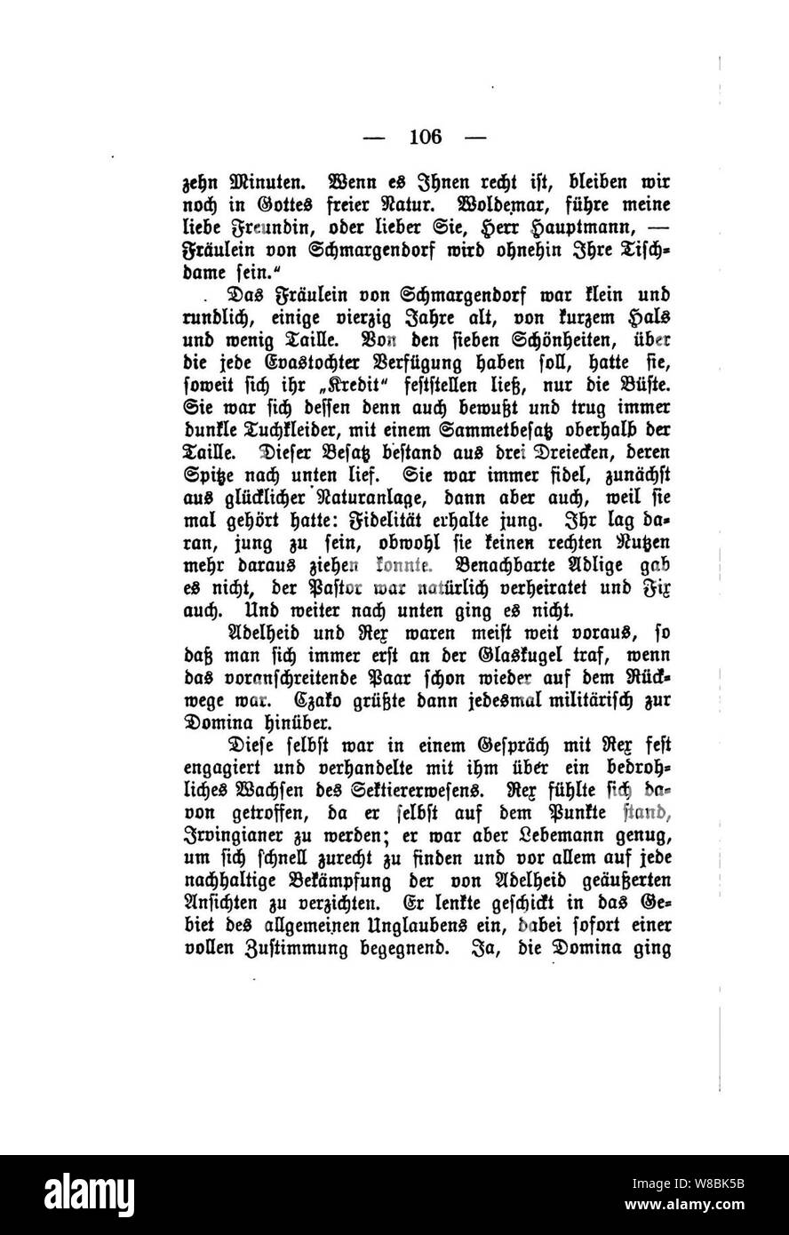 Der Stechlin (Fontane) 106. Banque D'Images