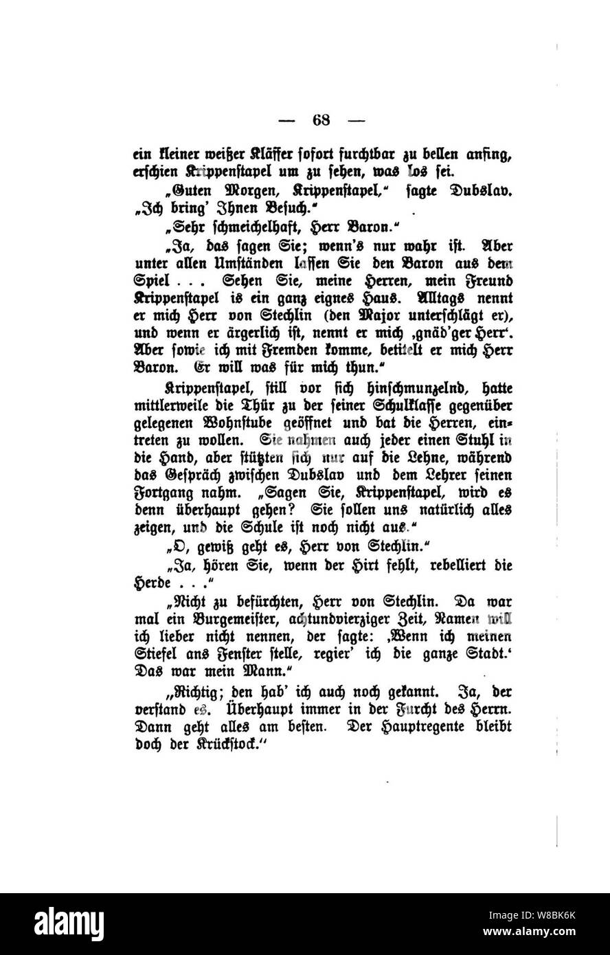 Der Stechlin (Fontane) 068. Banque D'Images