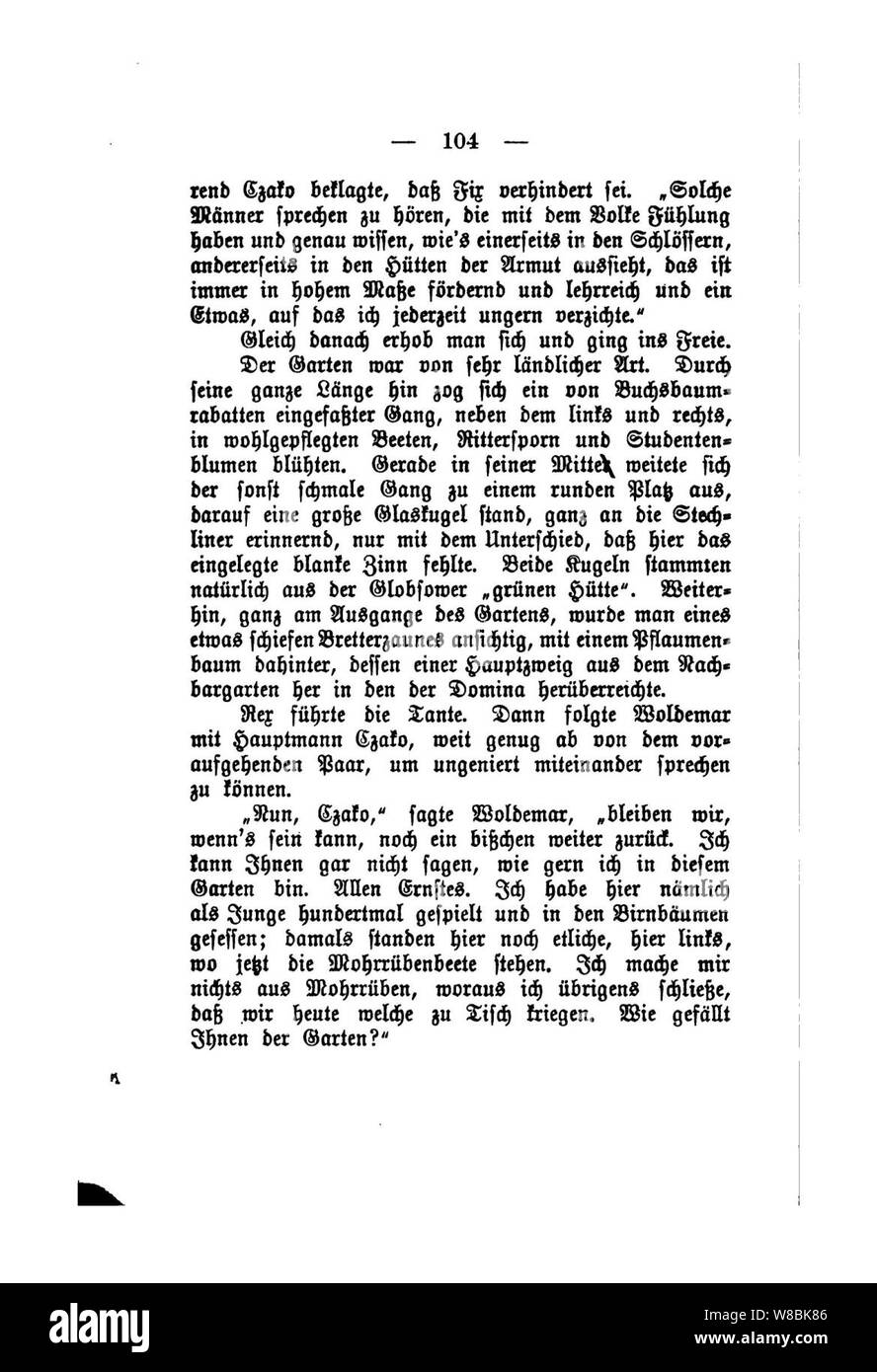 Der Stechlin (Fontane) 104. Banque D'Images