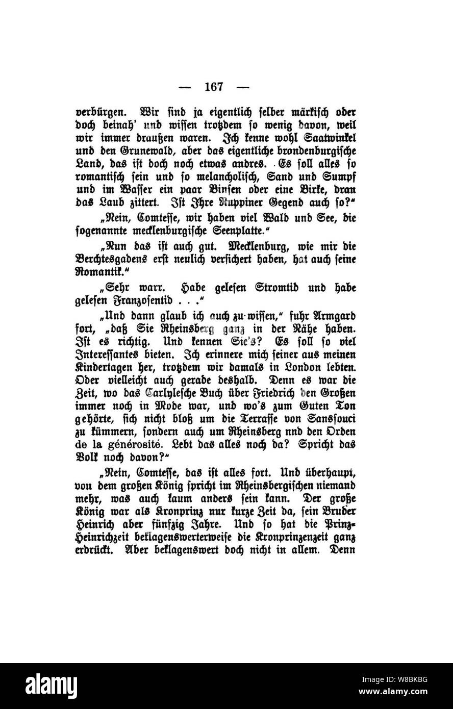 Der Stechlin (Fontane) 167. Banque D'Images