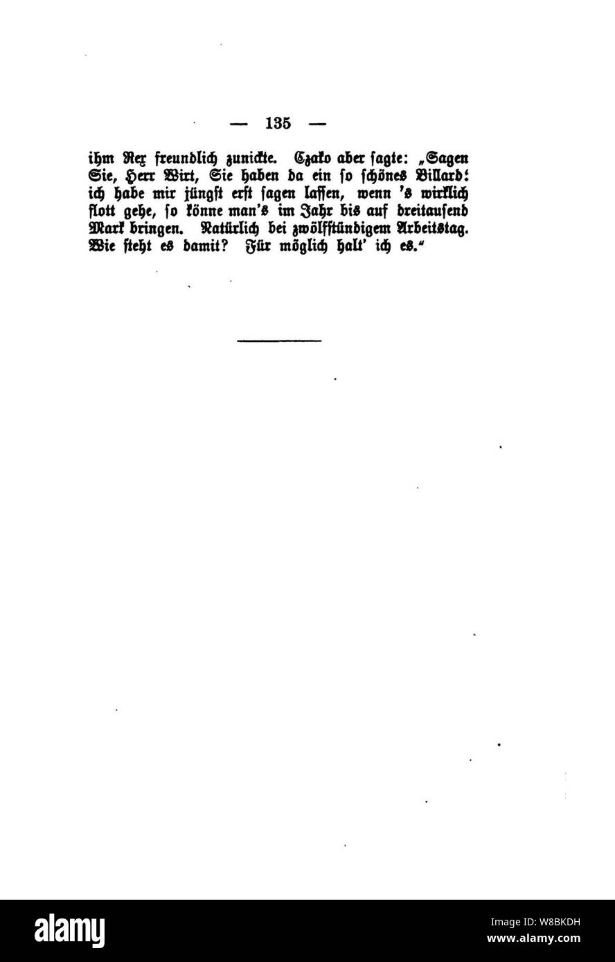 Der Stechlin (Fontane) 135. Banque D'Images