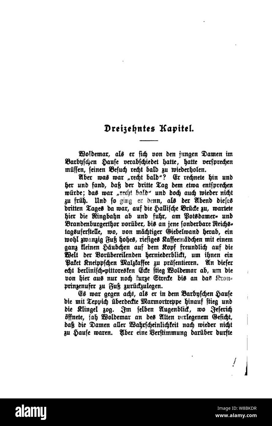 Der Stechlin (Fontane) 160. Banque D'Images