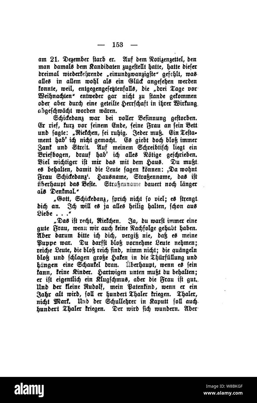 Der Stechlin (Fontane) 153. Banque D'Images