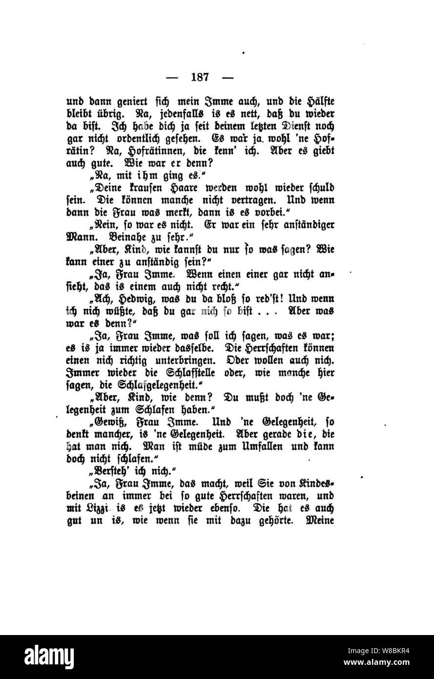 Der Stechlin (Fontane) 187. Banque D'Images