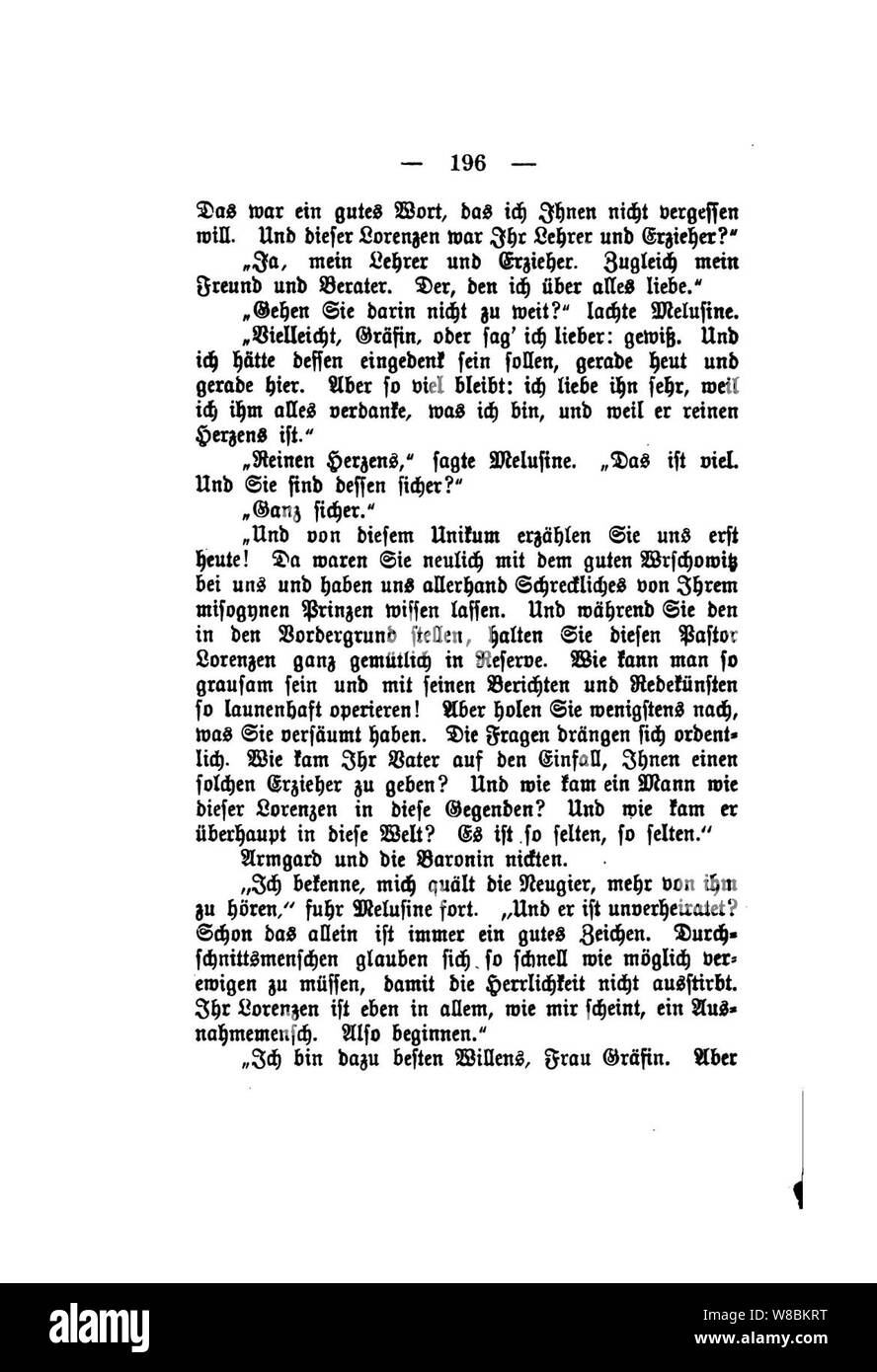 Der Stechlin (Fontane) 196. Banque D'Images