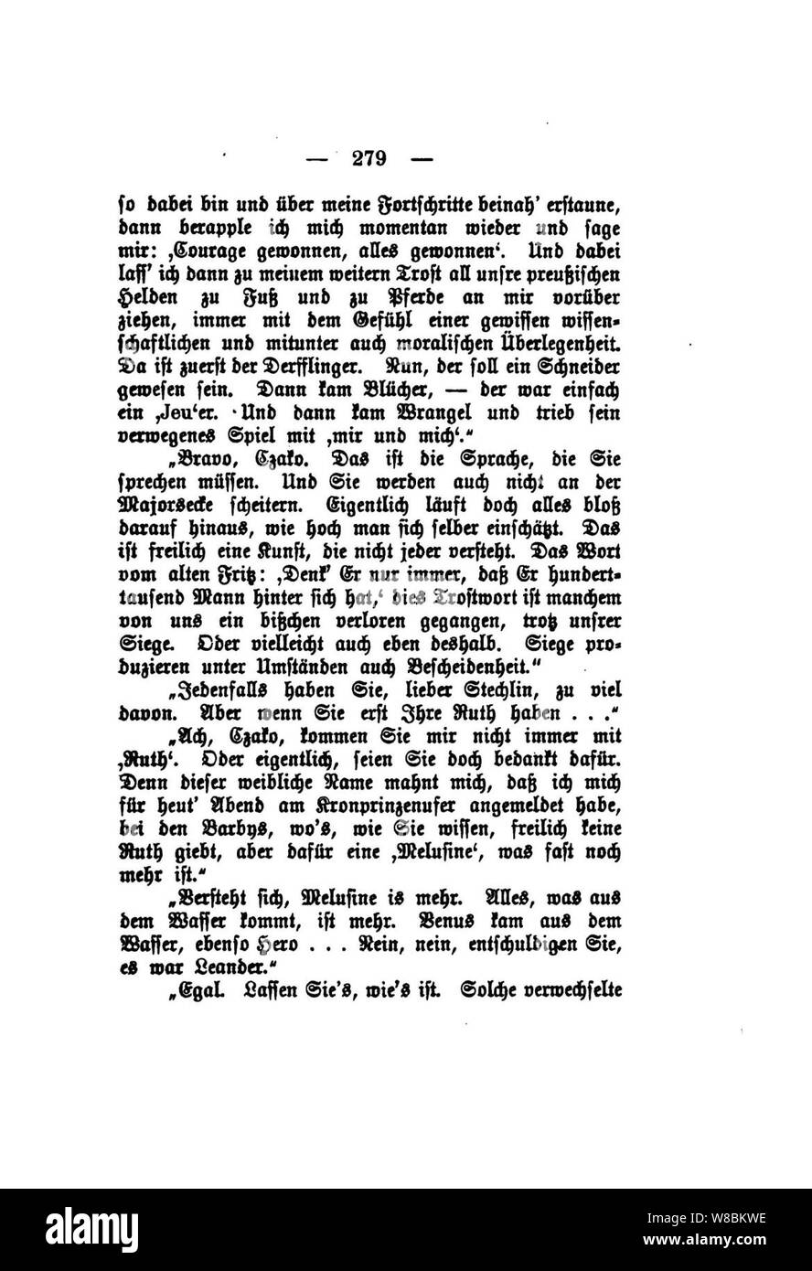 Der Stechlin (Fontane) 279. Banque D'Images