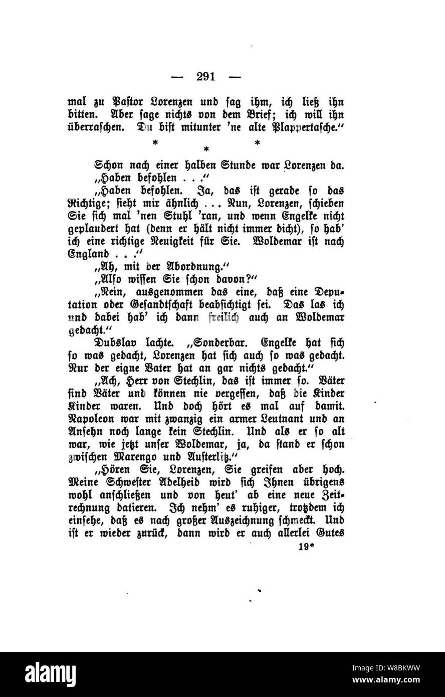 Der Stechlin (Fontane) 291. Banque D'Images