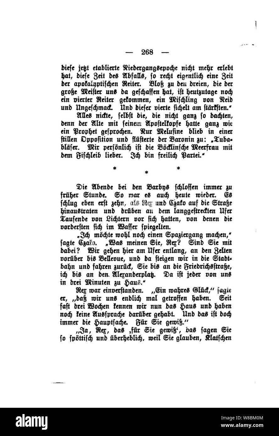 Der Stechlin (Fontane) 268. Banque D'Images