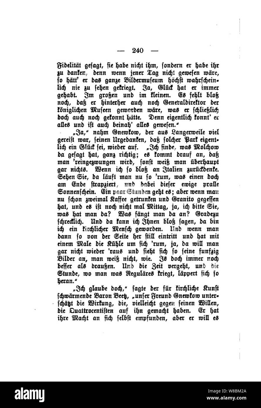 Der Stechlin (Fontane) 240. Banque D'Images