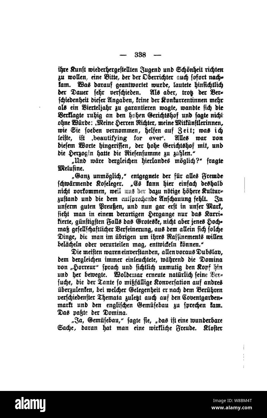 Der Stechlin (Fontane) 338. Banque D'Images